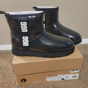 Ugg clear black boots